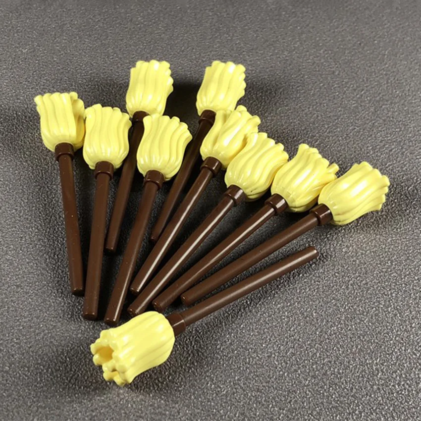 

10pcs/set Figures Player Accessories Cleaning Tool Mop Legoingly City Scene Building Blocks Kids DIY Bricks Educational Toys
