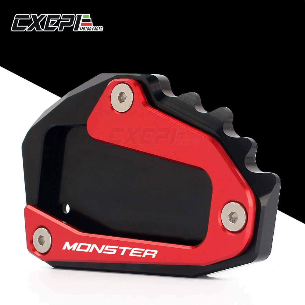 Новый логотип MONSTER для DUCATI Monster 696 795 797 821 monster CNC подножка мотоцикла боковая