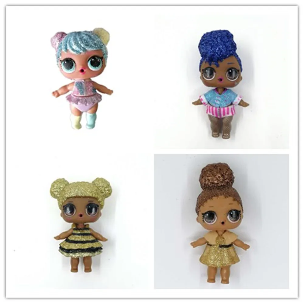 1pcs Original LOLs Dolls 8cm Big Sister Baby Queen Bee Glitter with Clothes Limited Collection Kids Girls Birthday Gift | Игрушки и
