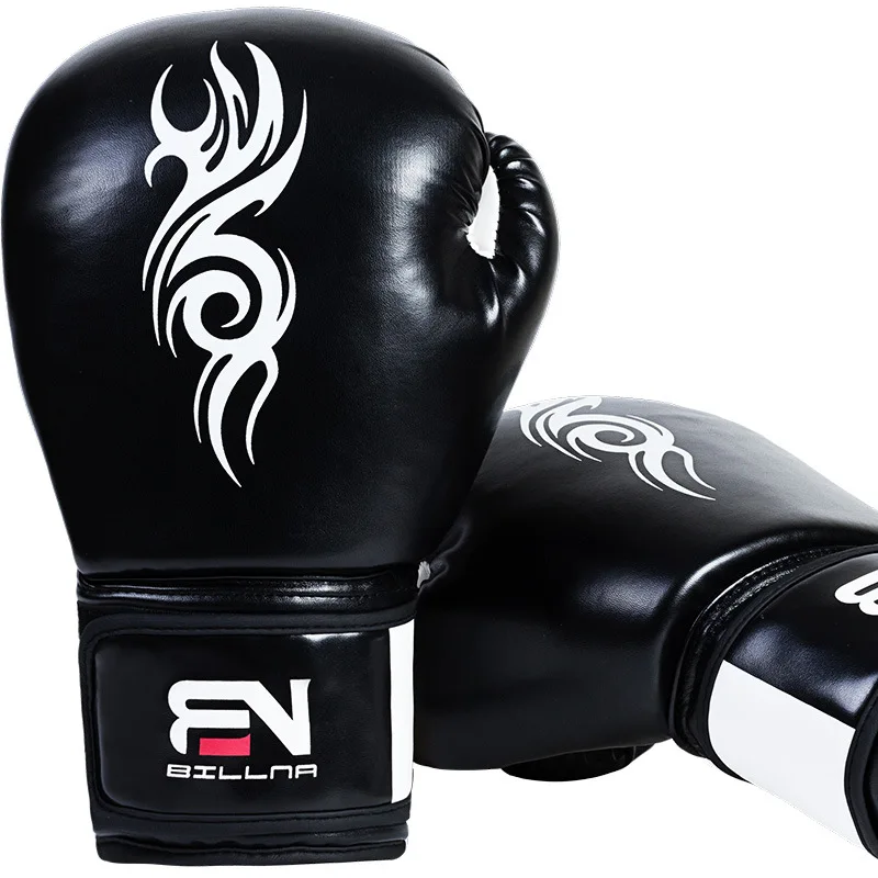 Боксерские перчатки из искусственной кожи толстые взрослые боксерские принадлежности боевые боксерские перчатки Настраиваемые