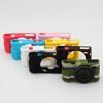 

Camera Case Bag New Silicone Camera Case For Canon G7X Mark 2 G7X II G7X2 G7XII Protective Body Cover Bag with Lens Cap 8 Colors