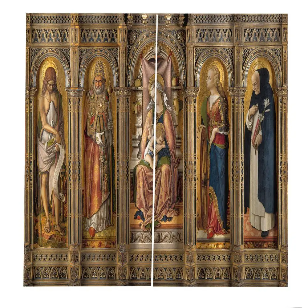 Европа римские занавески с ангелами Спальня 3D окна шторы роскошные гостиной комнаты; декор Cortina