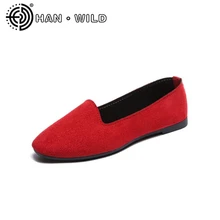 Для женщин повседневные туфли на плоской подошве острый носок балетки; женские лодочки; женские удобные лоферы из замшевой кожи слипоны для беременных; лоферы