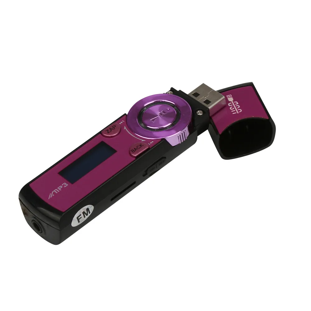 Горячая Высокая скорость USB ЖК-экран Поддержка 8 Гб флэш TF плеер MP3 Музыка FM радио# T2