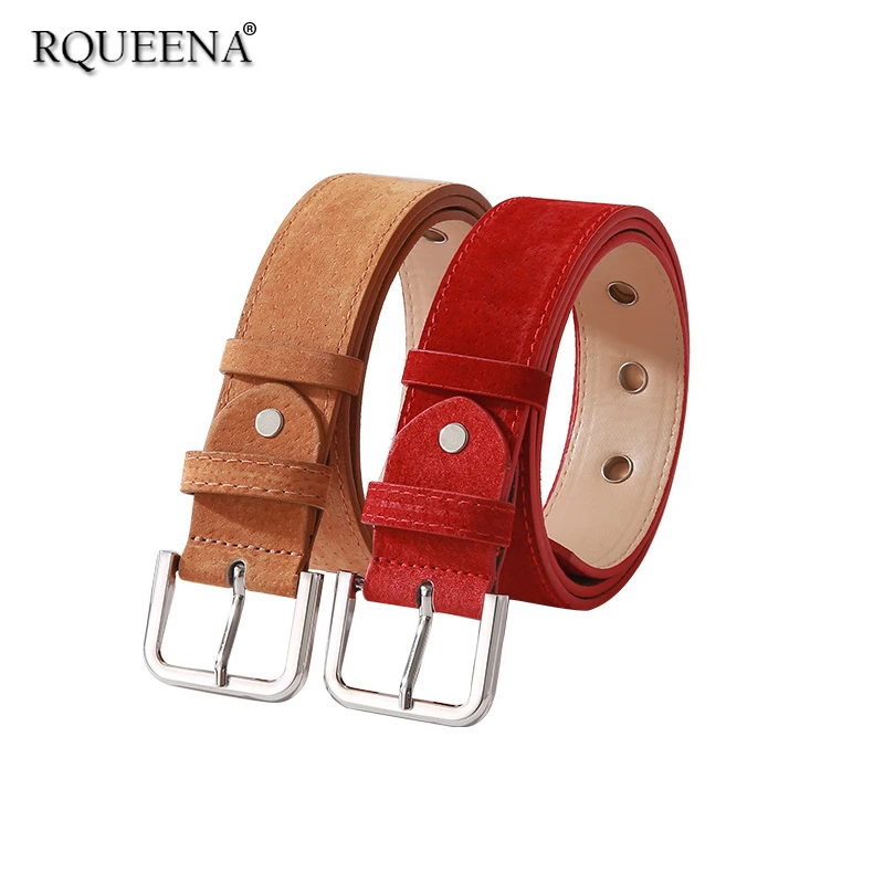 RQUEENA, корейский стиль, ремень из натуральной кожи, женские ремни, модный пояс,, женский сексуальный красный/черный/белый пояс, BE042