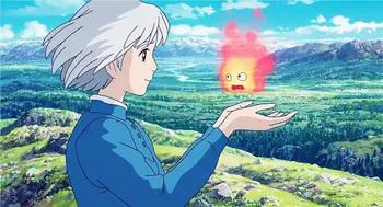 

Complete Square / Round Diamond 5D DIY Diamond Painting Howl's Moving Castle Embroidery 3D Cross Stitch Mosaic Home Decoration G