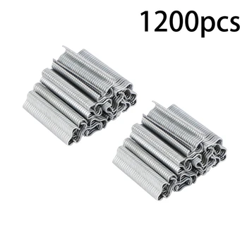 

200 Pcs M Nails Fastening Clamp ,Animal Cages Installed Nail for Installation PlieRS Cages, Installation Tools