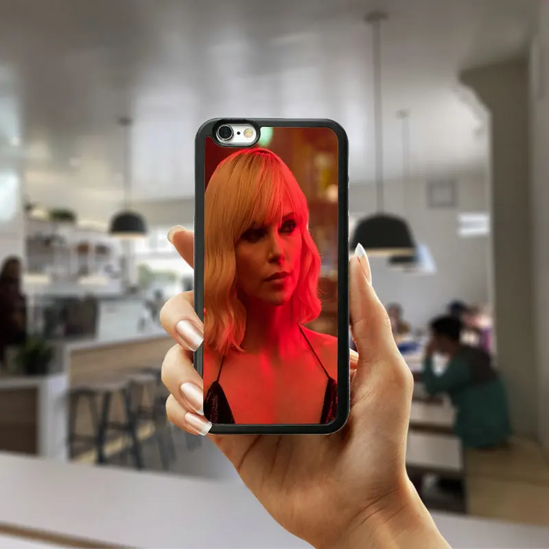 Чехол для ПК жесткий пластиковый чехол для iphone 8 7 6 6S Plus X XR XS Max 5s 5 SE 4 4s Чехлы Atomic Blonde Art - Цвет: Picture 3