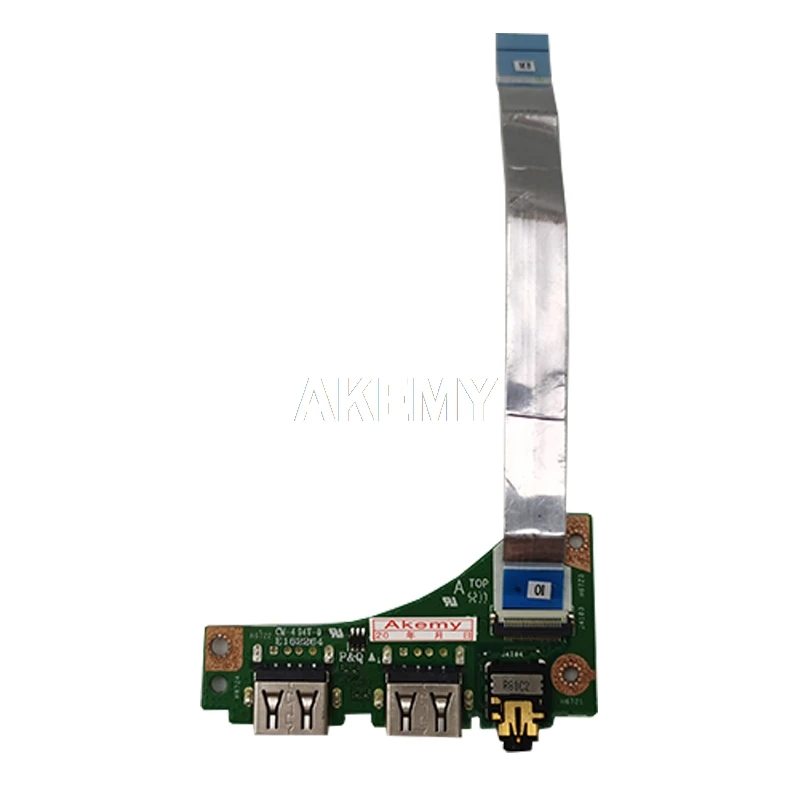 For ASUS YX570U YX570UD X570U X570UD IO USB Headphone jack Board with cable