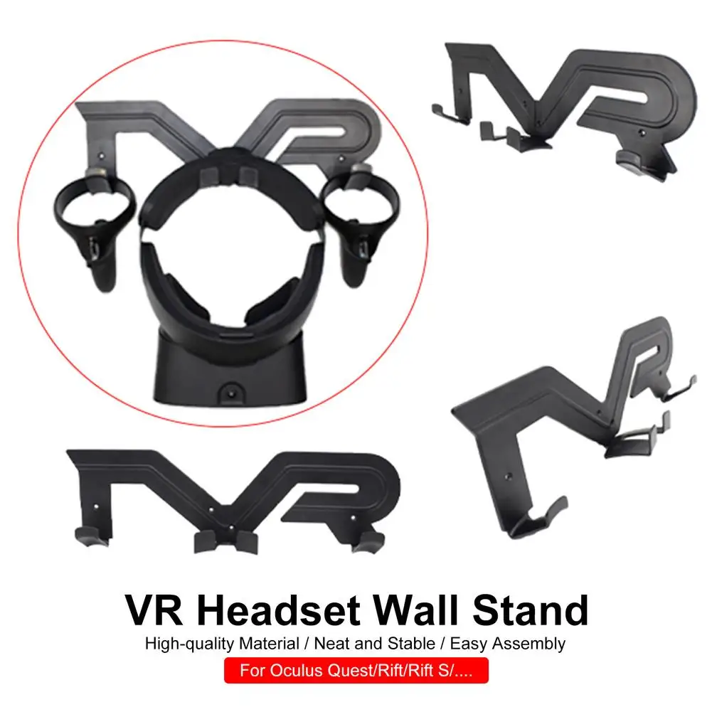 For Oculus Quest 2 VR Controller Stand Vr Headset Wall Mount Rack Holder For Oculus Rift-S HTC Vive Playstation VR Accessories