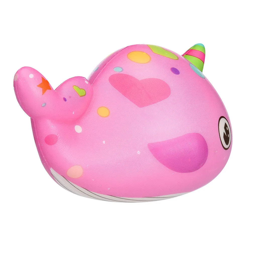 Cartoon Whale Super Slow Rising Animal Toys For Children Birthday Funny Gift Antistress Relieve Stress Cure Gift #A