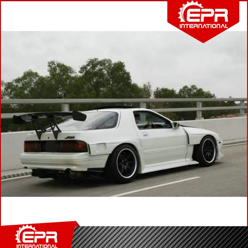 For RX7 FC3S GT Arch Set Glass Fiber Front Fender &amp Rear Side Skirt Body Kit Trim FRP Suit | Автомобили и мотоциклы