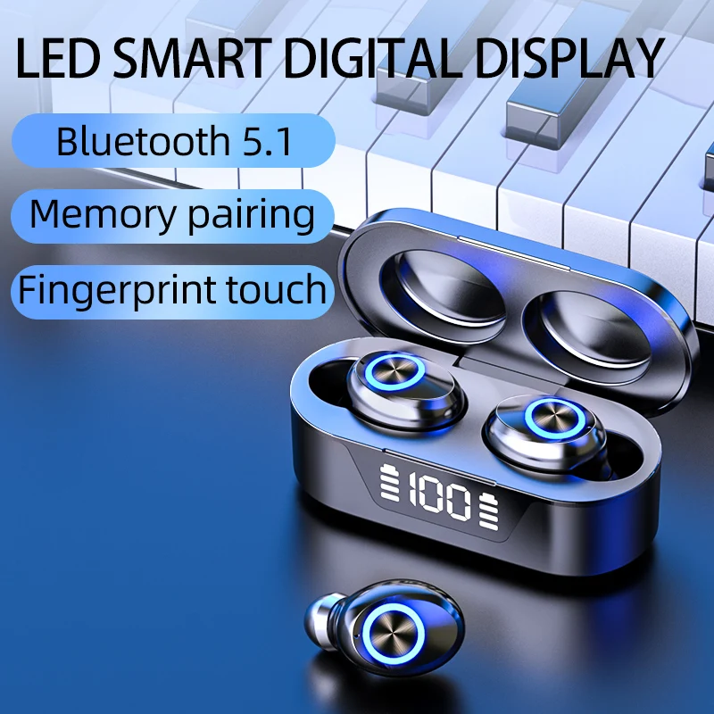 Беспроводные Игровые мини-наушники TWS гарнитура Bluetooth 5 1 Hi-Fi стереонаушники для