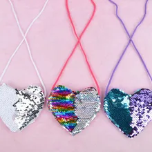 Детский кошелек, Модный милый портативный маленький кошелек на молнии, сумка для хранения, мини-сумка, украшенная блестками, повседневный мини-кошелек для девочек