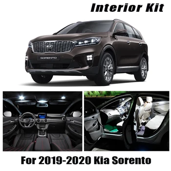 

7x Canbus Error Free LED Interior Light Kit Package for 2019 2020 Kia Sorento Car Accessories Map Dome Trunk License Light
