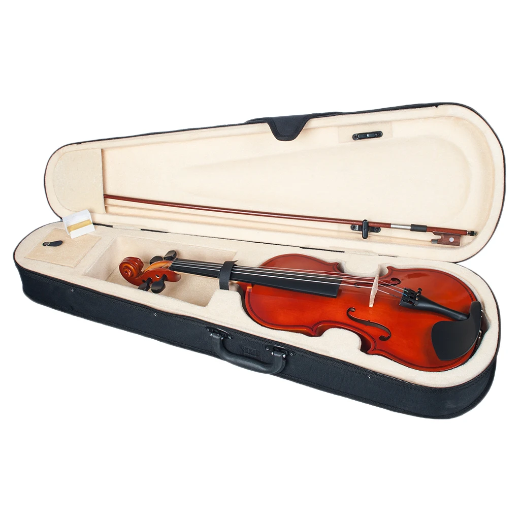 

1 Pack Acoustic Violin 3/4 Size with Storage Bag Bow Ronsin Stringed Instrument for Violinist Students