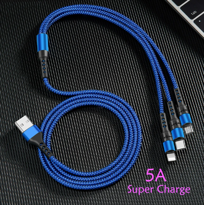 Зарядный кабель FLOVEME Micro USB Type-C 5 А 8 Pin для iPhone Samsung S10 Xiaomi | Мобильные телефоны и