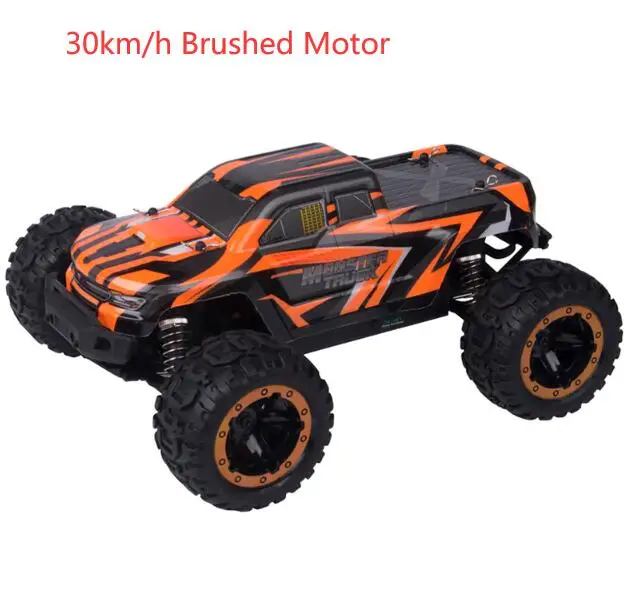 SG1601 1/16 2,4G матовый RC автомобиль большая нога высокоскоростные модели автомобилей с головной светильник - Цвет: 30km brushed motor