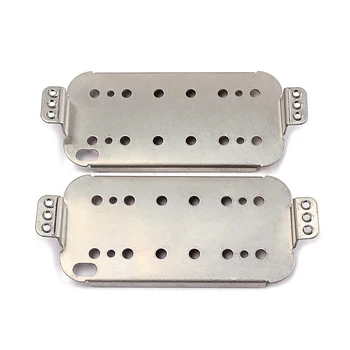 

2 PCS Guitar Neck Bridge Humbucker Pickup Base Plate 50mm 52mm Pole Spacings Humbucker Bridge Neck Set