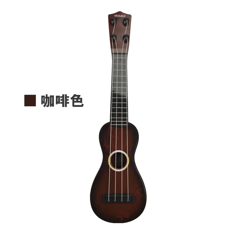 Детские Инструменты для игры на гитаре Dreamy Wood Grain обучающая модель стальная струна укулеле игрушка для раннего образования