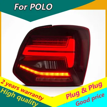 

KOWELL Car Styling For vw POLO taillights 2006 2007-2016 For VW golf MK6 led rear lights ,DRL+Brake+Park+Dynamic turn signal