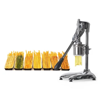 

GZZT 30 cm Long French Fries Machine Potato Chips Squeezers Manual Stainless Steel Fried Potato Cutter Maker