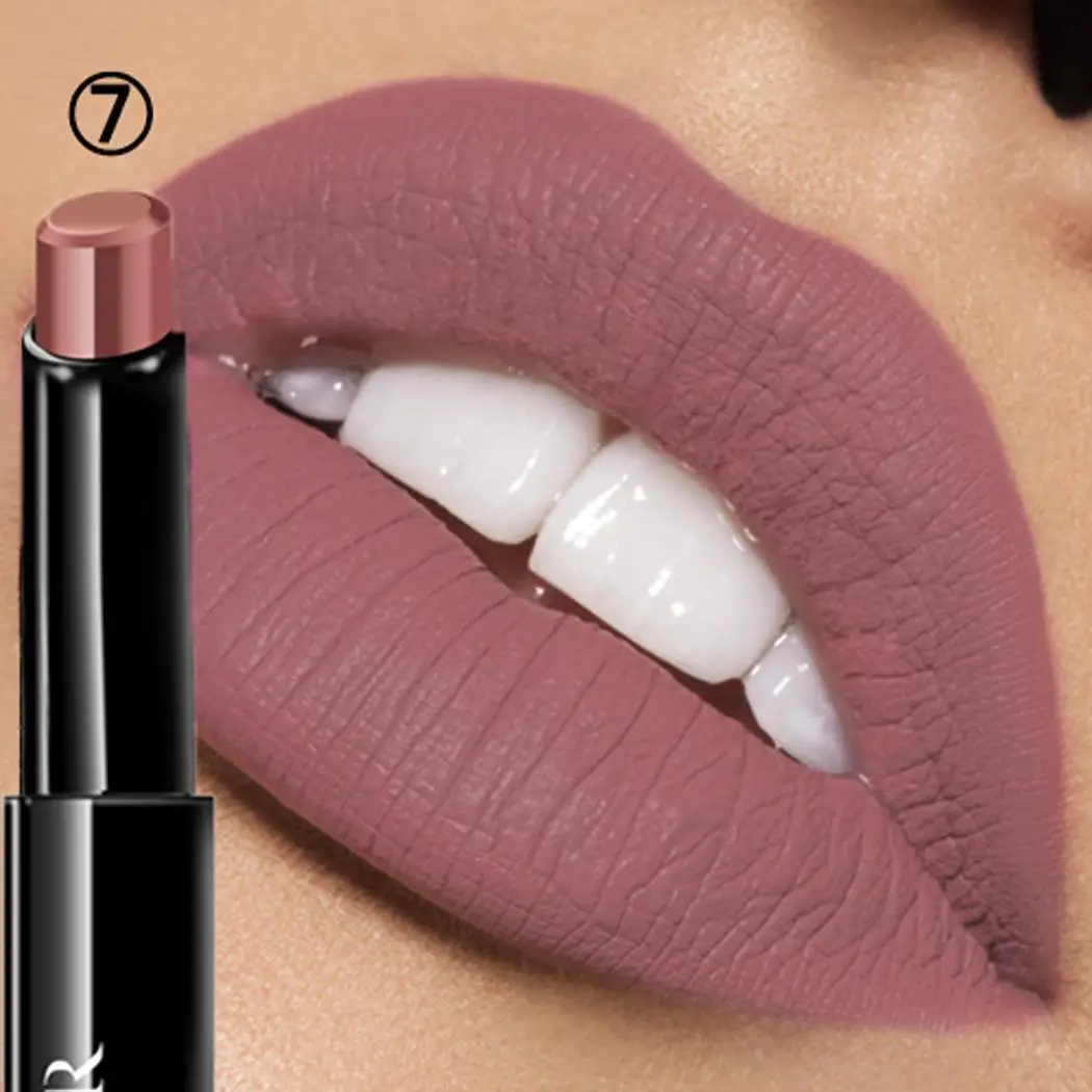Women Matte Lipstick Long Lasting Lip Stick Red Pigments Makeup Lipsticks Non-stick Cup Beauty Lips Casual Party Wedding |