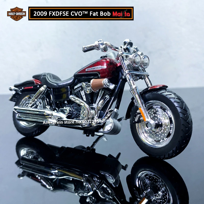Maisto новая модель 1:18 HARLEY-DAVIDSON 2009 FXDFSE CVO из сплава мотоцикла реальная игрушка для