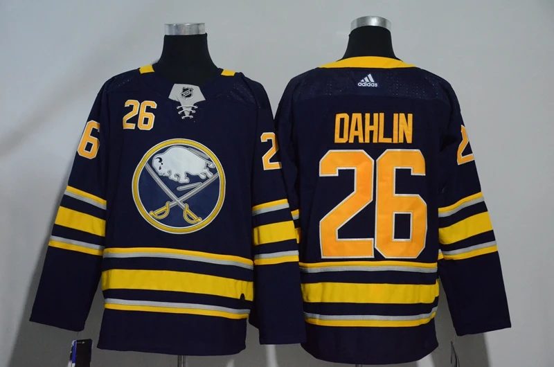 Все сшитые мужские майки Buffalo Jack Eichel Rasmus Dahlin Jeff Skinner