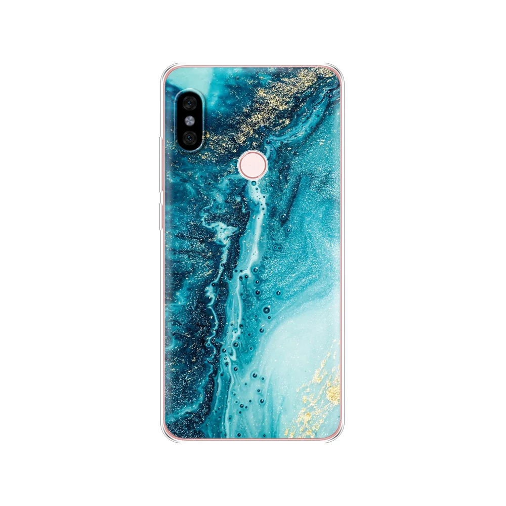 Ốp Lưng Silicon Cho Xiaomi Redmi Note 5 Phiên Bản Toàn Cầu Ốp Lưng Mềm Tpu Bao Ốp Cho Redmi Note 5 Pro Vỏ mèo Hoa 