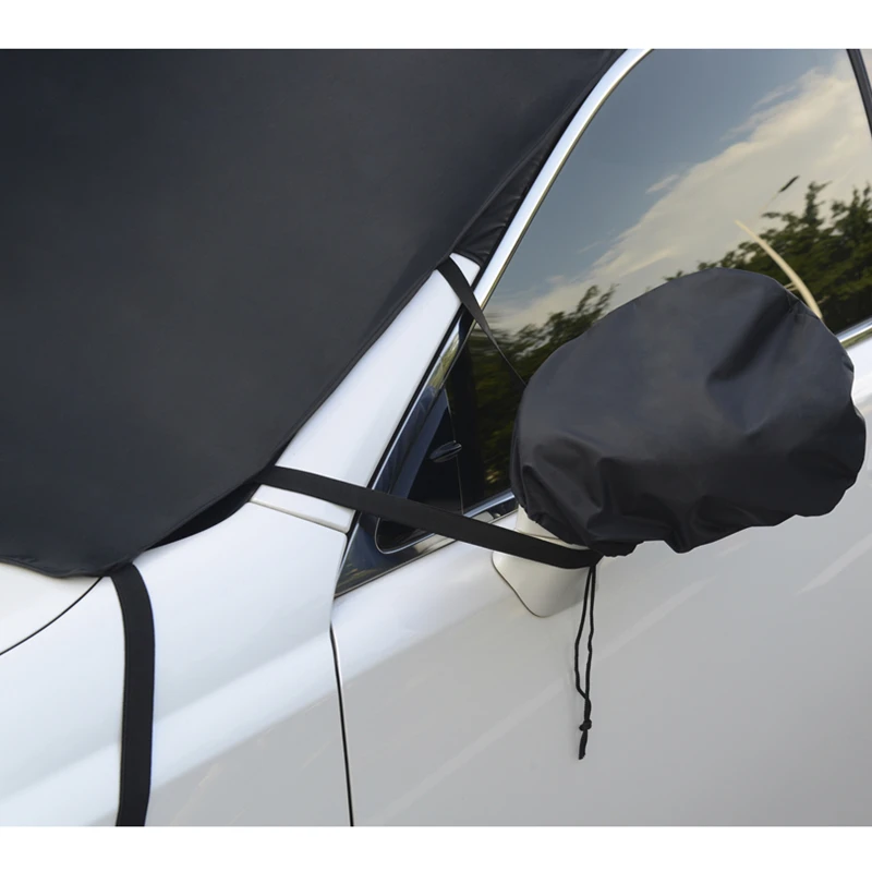 

CARSUN Car Front Windshield Sunshade Cover Sun/Snow Block Sunscreen Windshield Rear View Mirror Cover Automobile Auto Accessorie