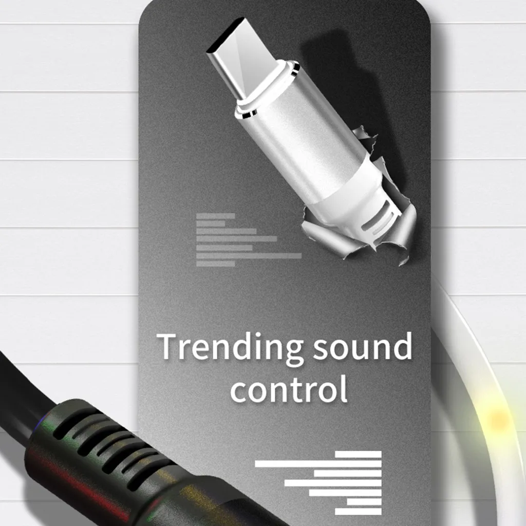 1 м USB кабель типа C Голосовая активация данных Быстрая зарядка для samsung Galaxy Note10+ Голосовое управление зарядное устройство данных мобильный кабель