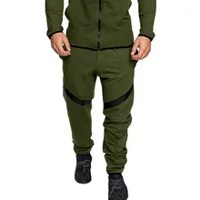 KANCOOLD Брюки повседневные полиэфирные мужские осенние зимние Лоскутные Спортивные штаны топ брюки наборы спортивный костюм Nov6