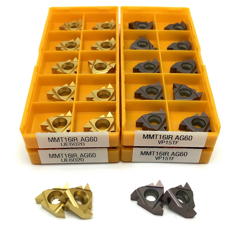 

MMT16ER AG60 MMT16IR AG60 Carbide Insert Thread Turning Tool 16ER 16IR Thread Insert CNC Turning Insert Lathe Tools Cutting Tool