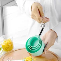 4/8Pcs Measuring Spoons Set Measuring Cups Set Tea Coffee Measuring Tools Liquid Cake Flour Baking Cooking Kitchen Accessories 4