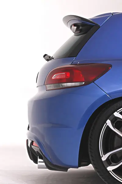 Автомобиль-Стайлинг для Scirocco R GV стиль волокно стекло Спойлер расширение FRP волокно стекло сплиттер губы дрейф гоночное Крыло Лезвие Комплект отделка