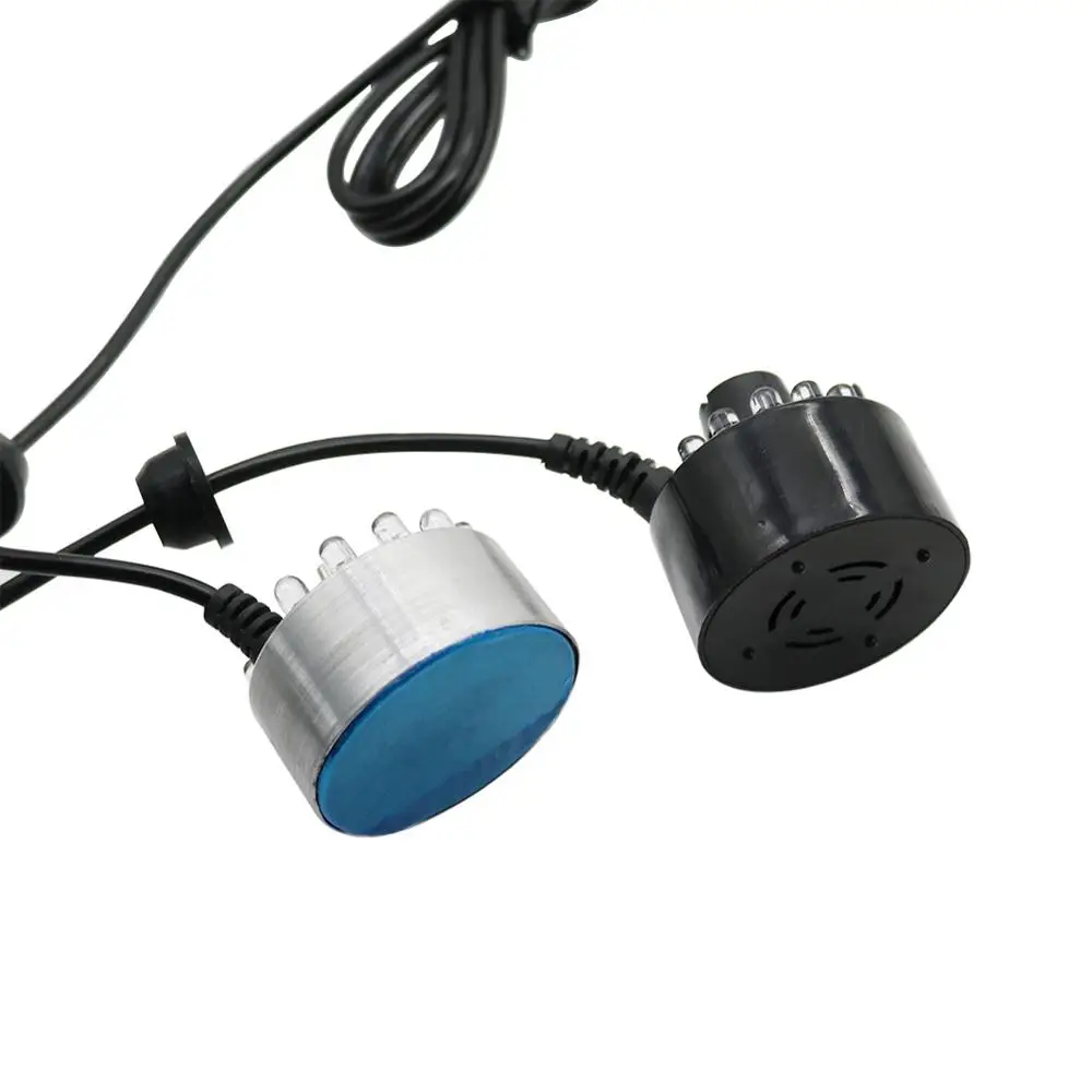Ultrasonic Atomizer 12 LED AC100-240V Colorful Light Fountain Pond Landscaping
