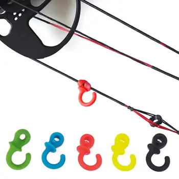 

4Pcs/Lot Archery Hunting Bow Rubber Bow Bowstring Slightly Shock Absorption Hunting Accessories Dampen Noise And Vibration