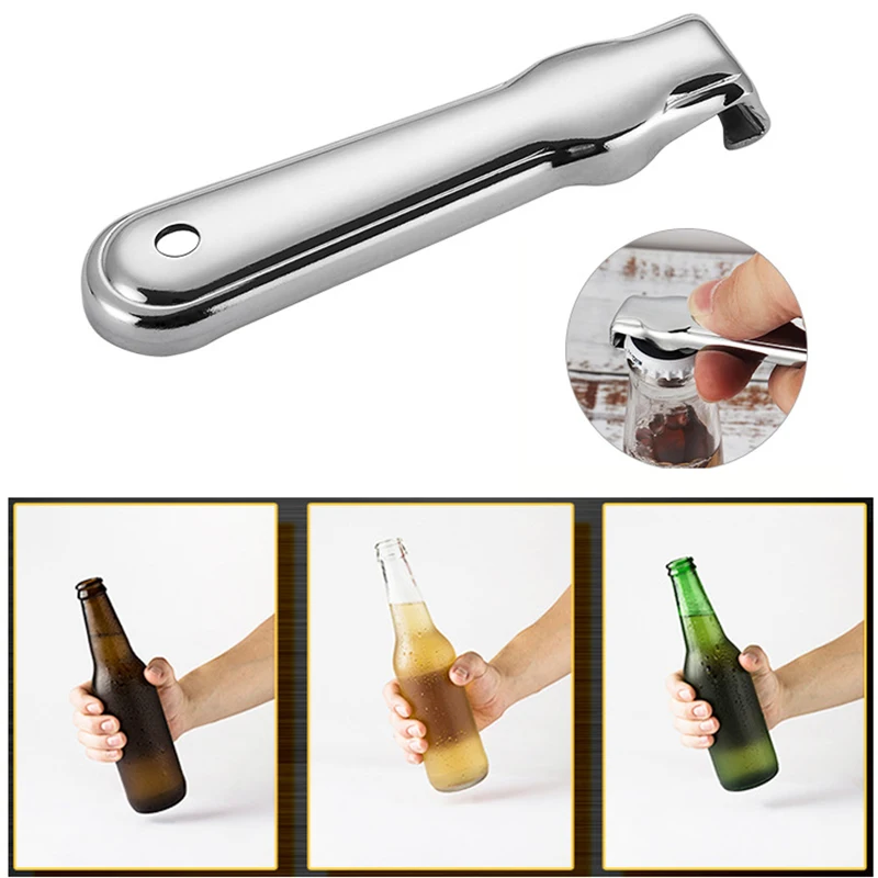 

Household Beer Bottle Opener Kitchen Gadget Bottles Cap Starer Thickened Stainless Steel Beer Bottle Openers Capper Opening Tool