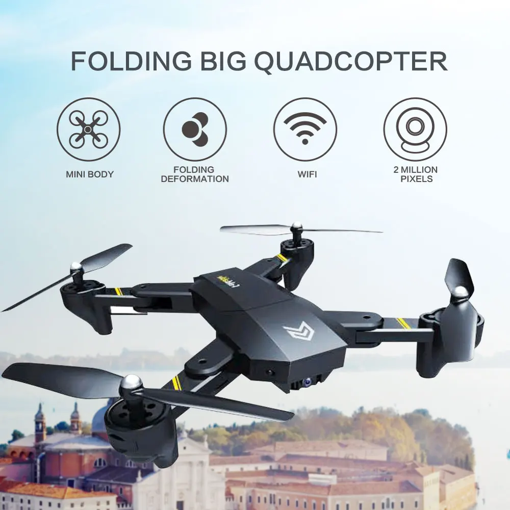 

S25 WIFI FPV With 720P HD Camera Aircraft Positioning Foldable Arm Selfie Dron RC Quadcopter Drone RTF VS XS809HW SG106