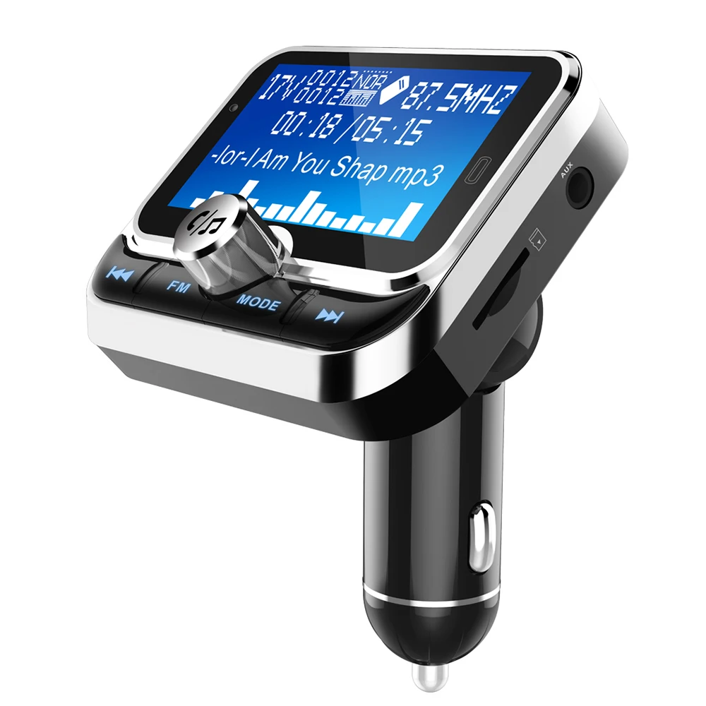 Carregador de Carro Bluetooth Player Carro Inteligente Transmissor fm Duplo Usb Handsfree Modulador Bc32 1.8 Lcd Mp3 13 Bc32 1.8
