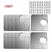 Hinge Repair Plate With Screws Stainless Steel Table Bed Chair Hardware Mounting Tools Fixed Bracket Repair Plate