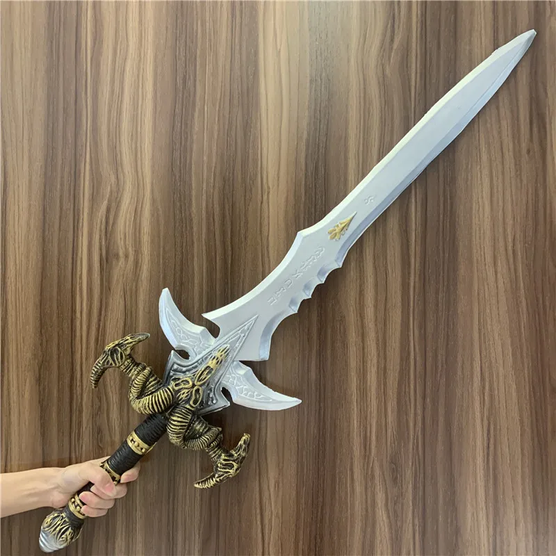 1:1 Movie Cosplay Sword 104cm Cold Ice Sword Prop Role Play Gift Safety PU Winter Wolf Frost Weapon Kid Adult Model