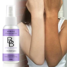 Новое поступление 50 мл BB крем спрей уход за лицом основа BB крем макияж Осветляющий консилер крем отбеливающий спрей