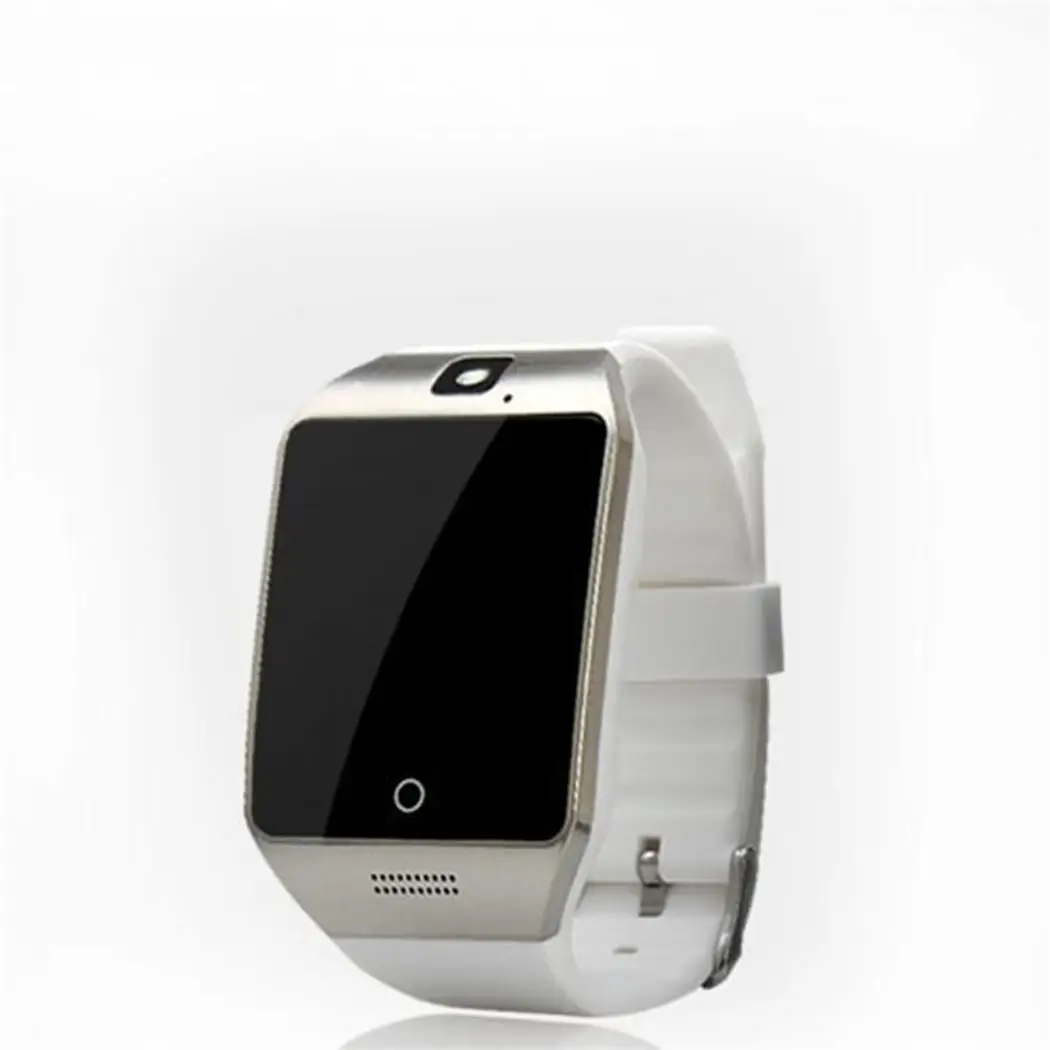 Унисекс модные многофункциональные квадратные Q18 USB умные часы с сенсорным экраном