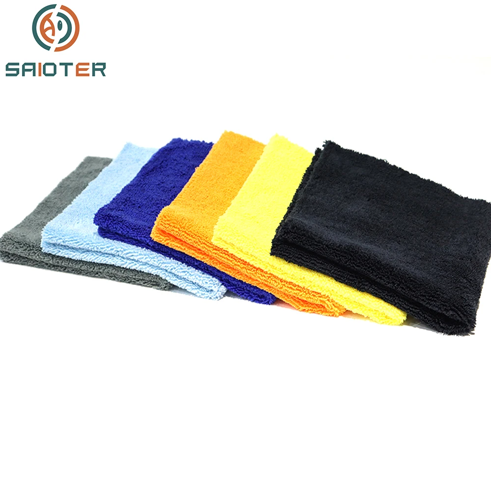 SAIOTER Car Washing Towel Professional Grade Premium Microfibers Car Polishing Waxing Towel