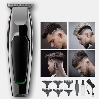

hair clipper Electric Trimmer Cordless USB Rechargeable Hair Clipper Shaver Grooming Low Noise Professional Cutting Machine