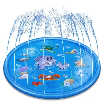 

Outdoor lawn beach marine animal inflatable water spray pad children's game pad baby water pad game pad game beach inflatable wa