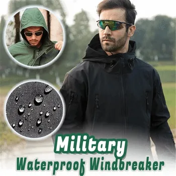

Fashion Men Women Waterproof Tactical Soft Shell Jacket Military Waterproof Windbreaker 3XL Hip Hop Slim Fit Pilo US Size