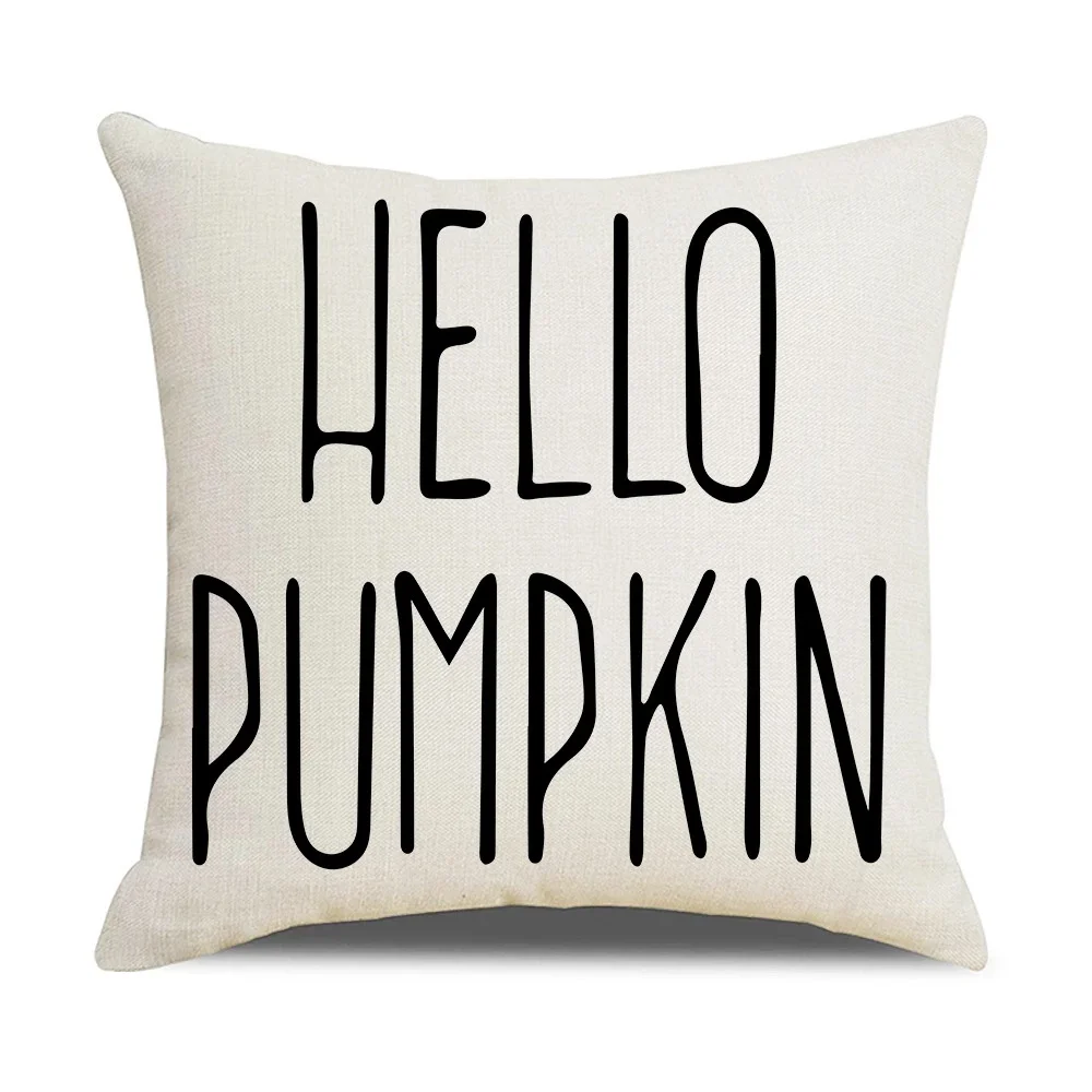 Fall Pumpkin Cushion Covers 18x18 Inch Farmhouse Decor Thanksgiving Buffalo Check Linen Throw Pillow Covers Happy Thanksgiving Fall Pumpkin Cushion Covers 18x18 Inch Farmhouse Decor Thanksgiving Buffalo Check Linen Throw Pillow Covers Happy Thanksgiving